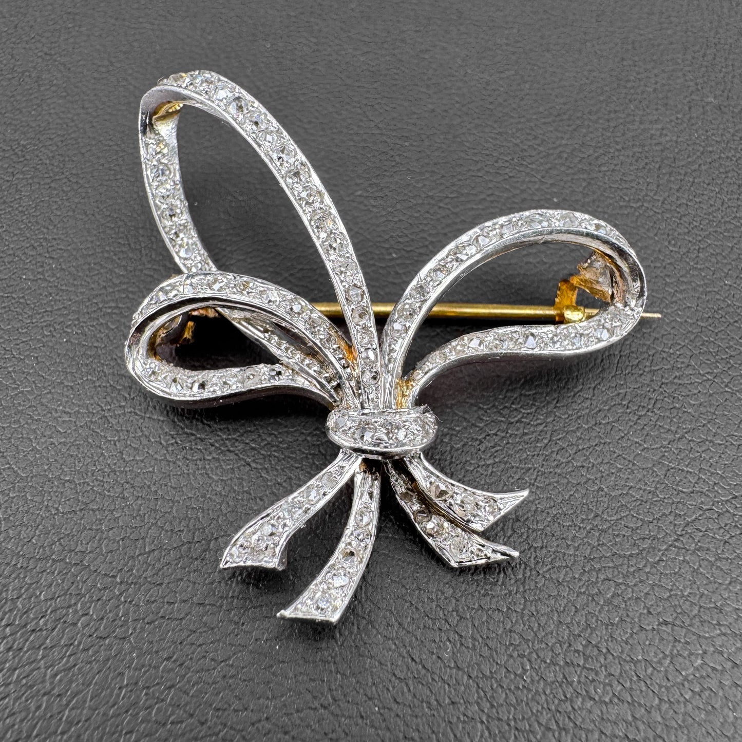 Edwardian/Belle Epoque Diamond Brooch