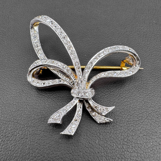 Edwardian/Belle Epoque Diamond Brooch